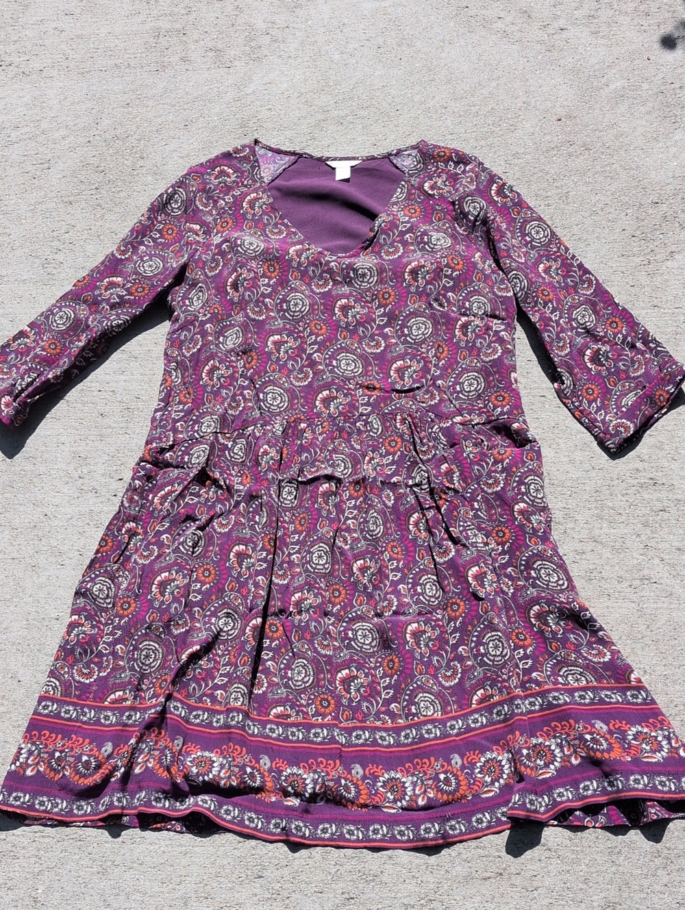 Garnet Hill drop waist dress.  Size 10.